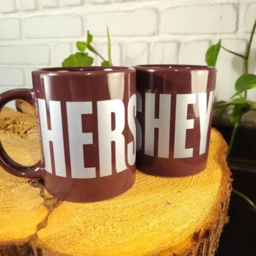 Set of 2 Fun Hersheys Mugs